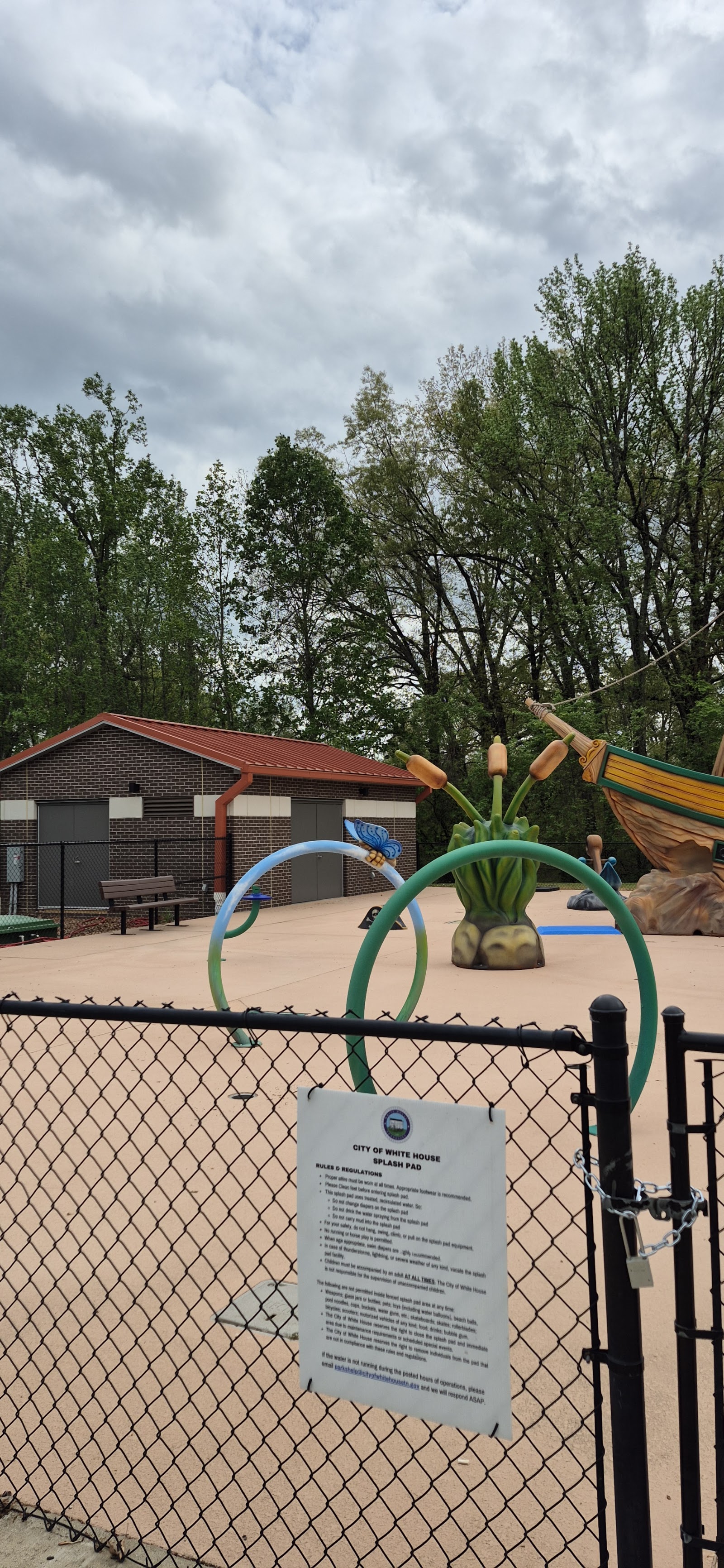 White House Splash Pad